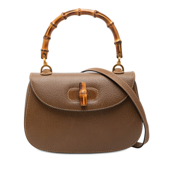 Gucci Handbags - Pre-Loved Gucci Small Grained Calfskin Bamboo Night